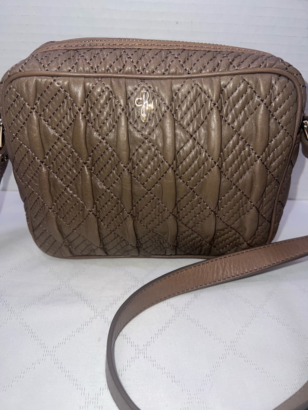 💥💥💥 Cole Haan Quilted Leather Crossbody Bag